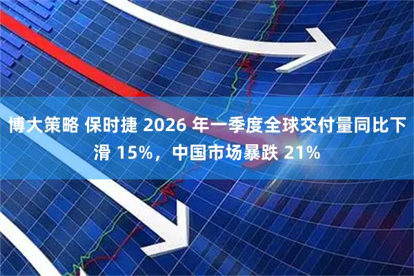 博大策略 保时捷 2026 年一季度全球交付量同比下滑 15%，中国市场暴跌 21%